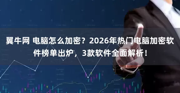 翼牛网 电脑怎么加密？2026年热门电脑加密软件榜单出炉，3款软件全面解析！